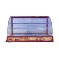 Vitrina Conservador Caliente Curva Grande Mostrador