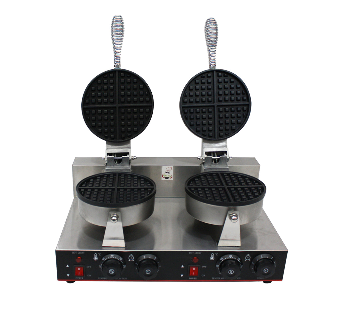 Waflera Doble Eléctrica Comercial Para Waffles Grandes