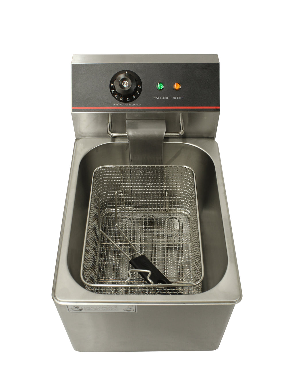 Freidora Industrial 8L Individual Acero Inox