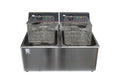 Freidora Industrial 8L Doble Acero Inox