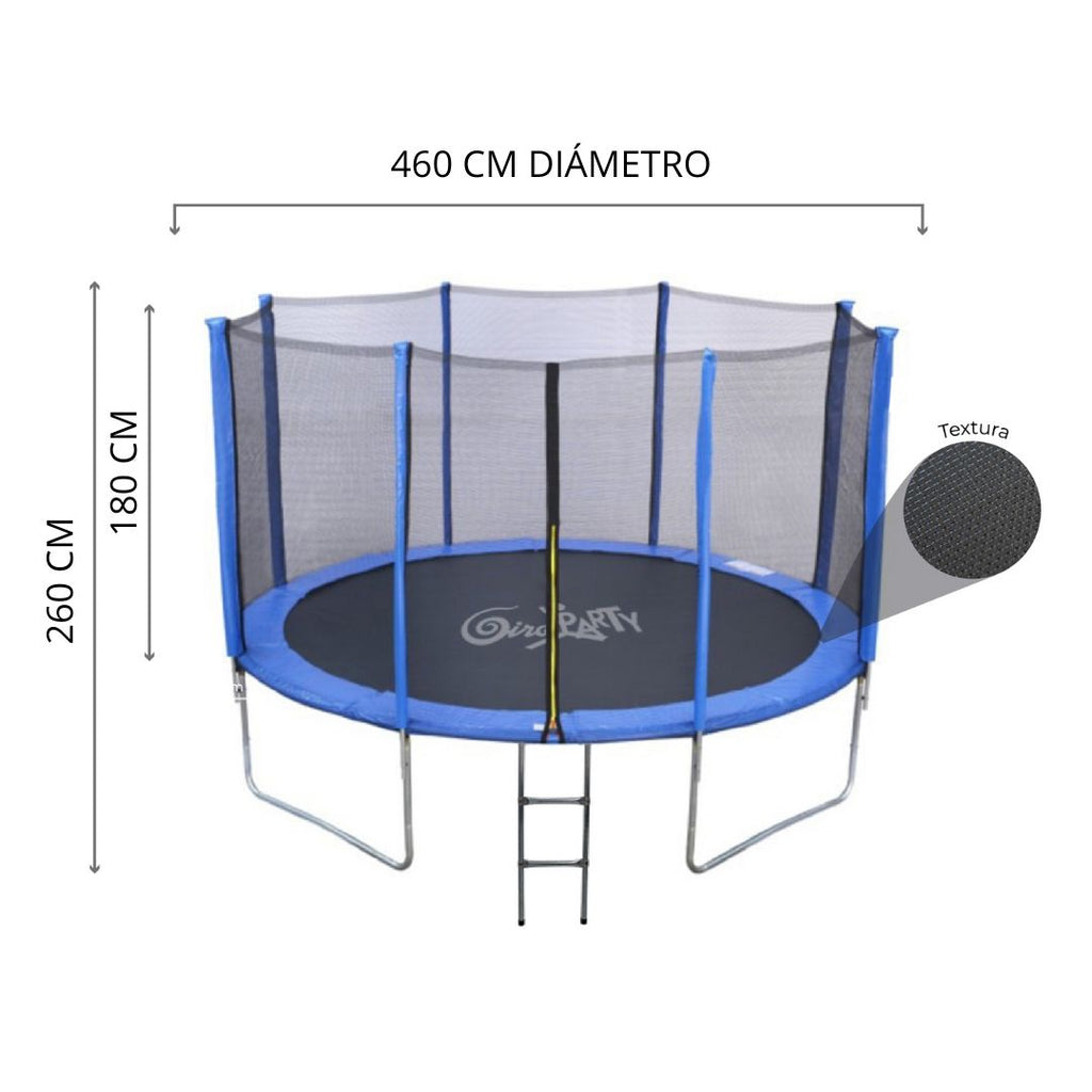 Trampolin Brincolin Rudo 15ft 4.6m Envío Y Calcetines Gratis