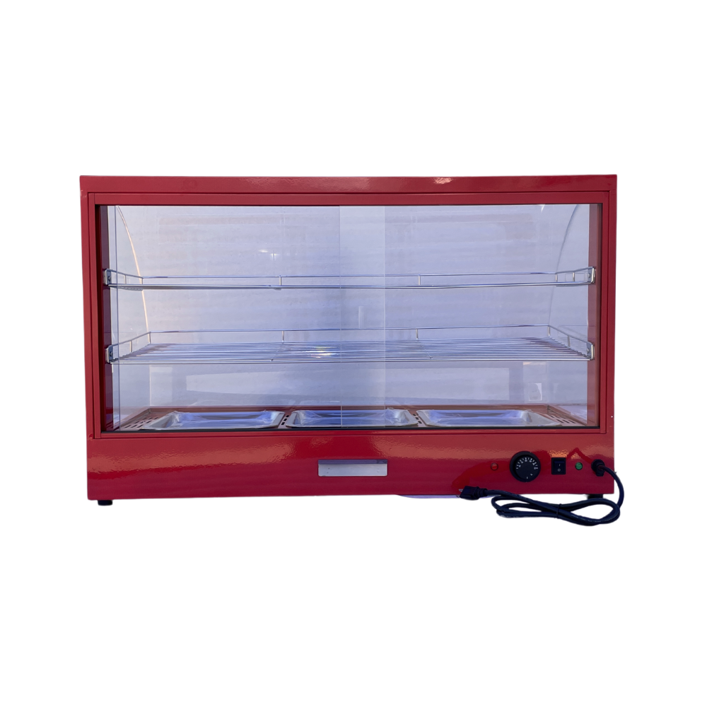 Vitrina Conservador Caliente Curva Grande Mostrador